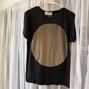 Correll Correll Size Small Black Grey Circle T-Shirt
